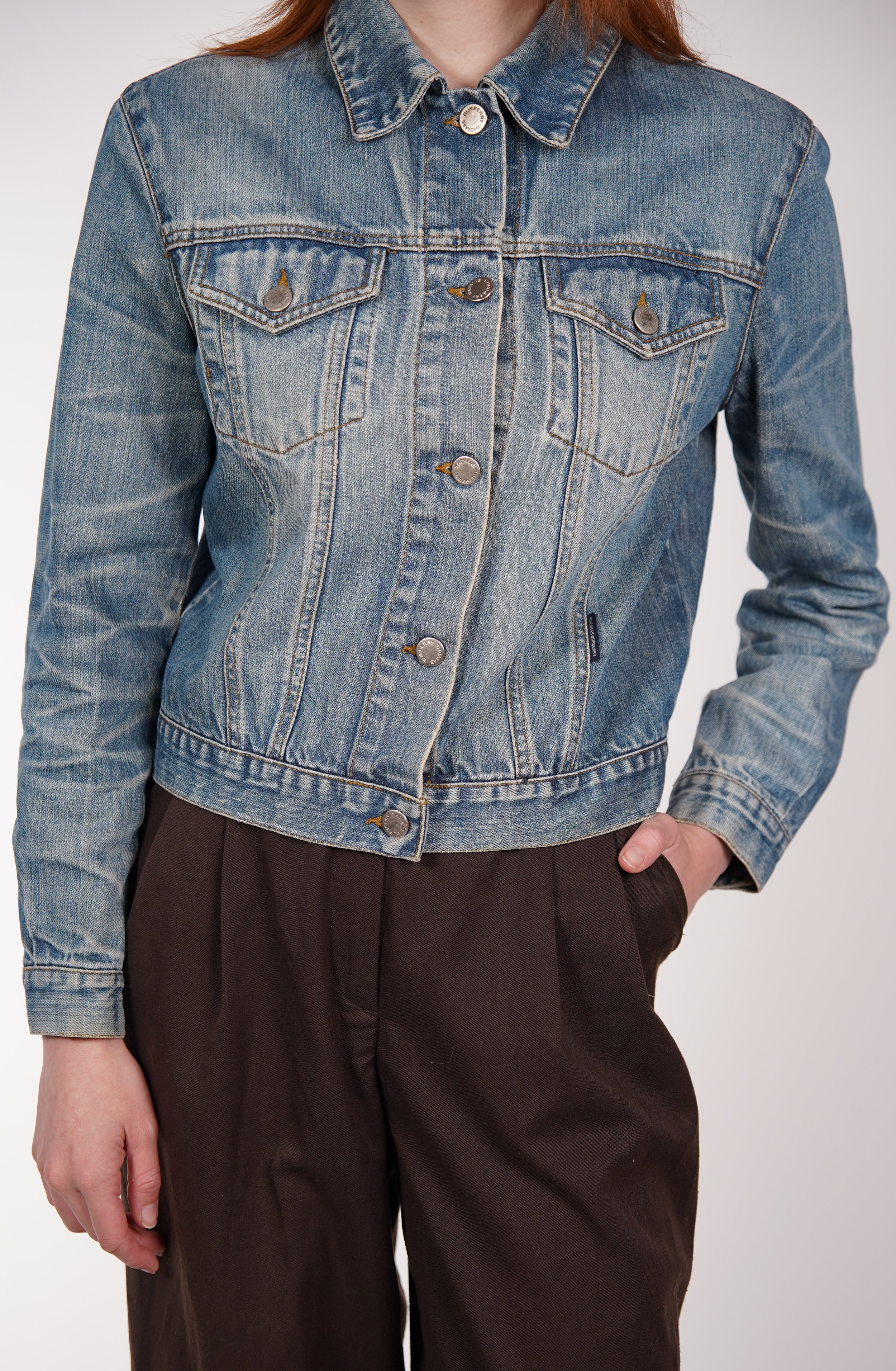 Burberry Denim Jacket — Check It Vintage